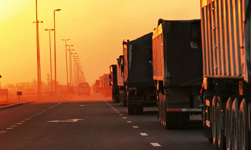 Transporte cresce 38% em 2021